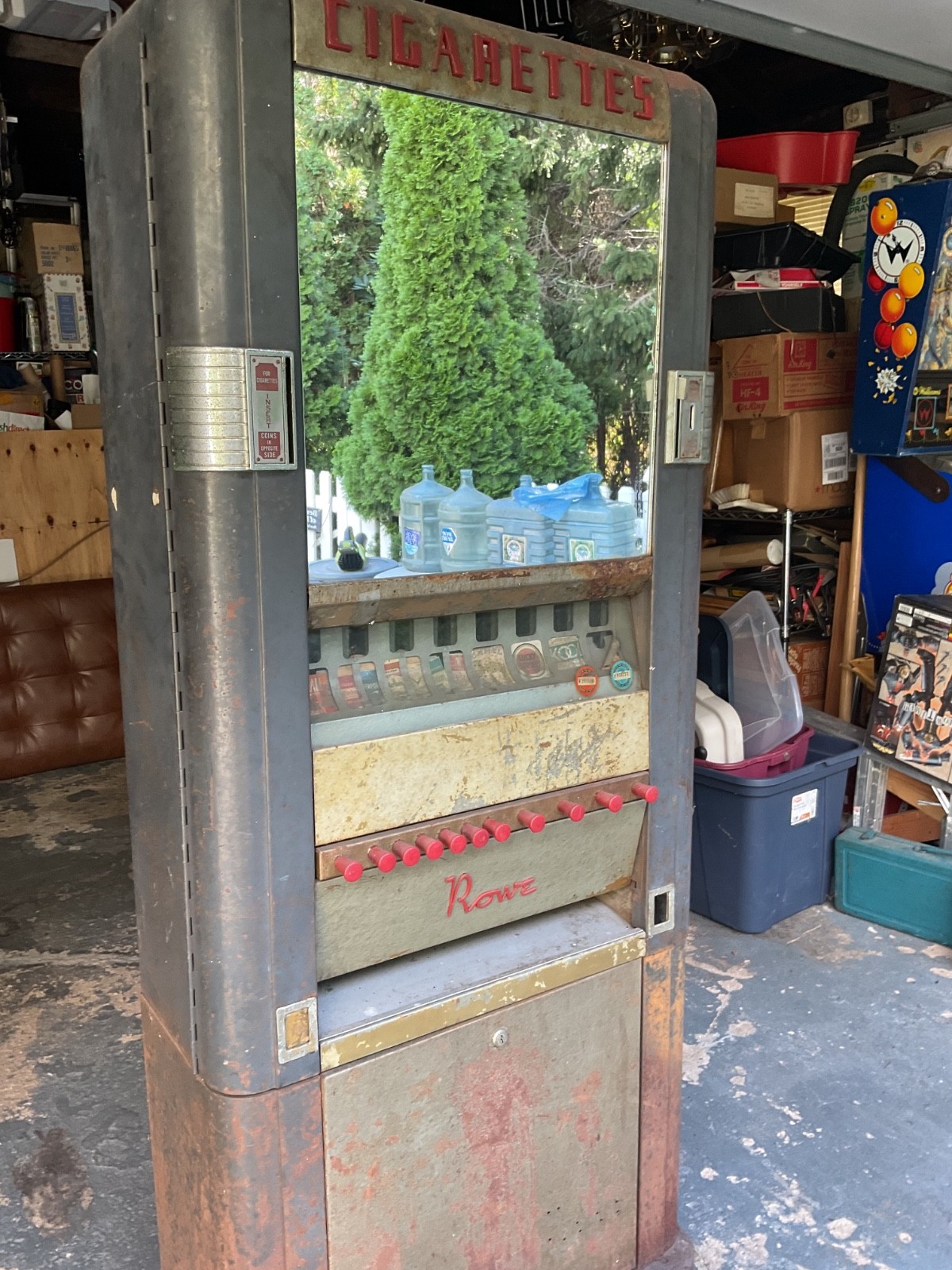 Rowe vintage cigarette vending machine