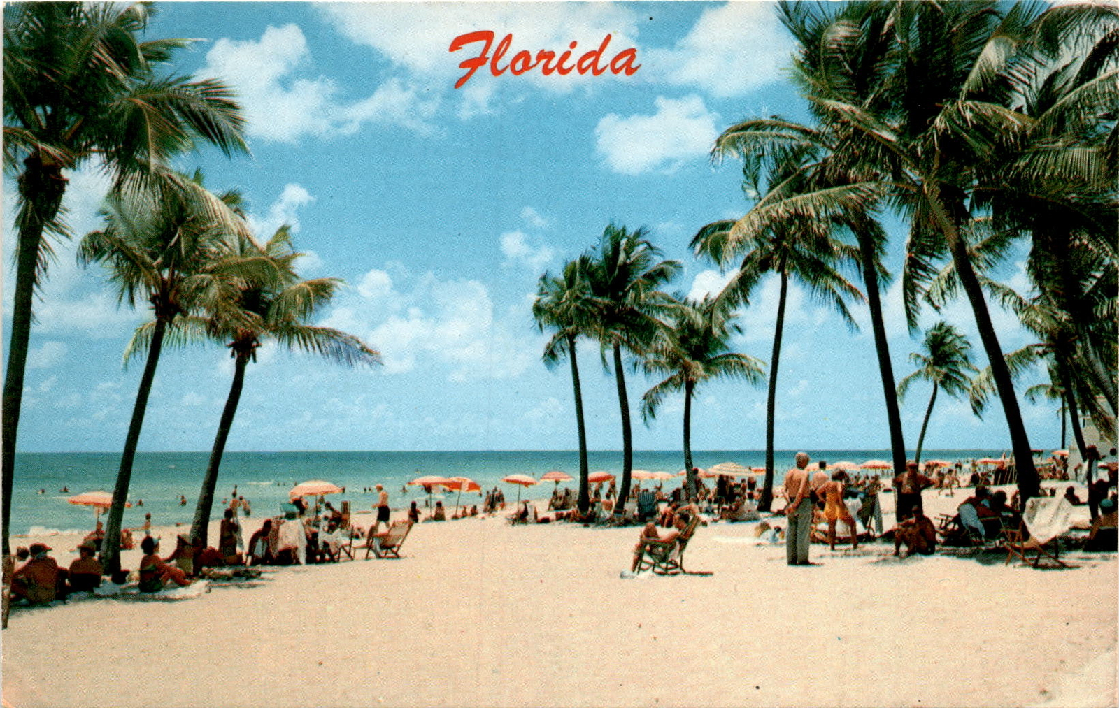 Florida, Miami, Hawthorne, Rev. & Mrs. Frank Brando, The Thompson's, Postcard Florida, Miami, Hawthorne, Rev. & Mrs. Frank Brando, The Thompson's, Postcard