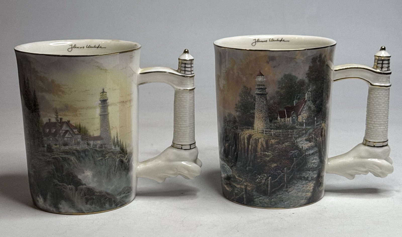 Thomas Kincaid’s Seaside inspiration mug collection porcelain heirloom Bradford 