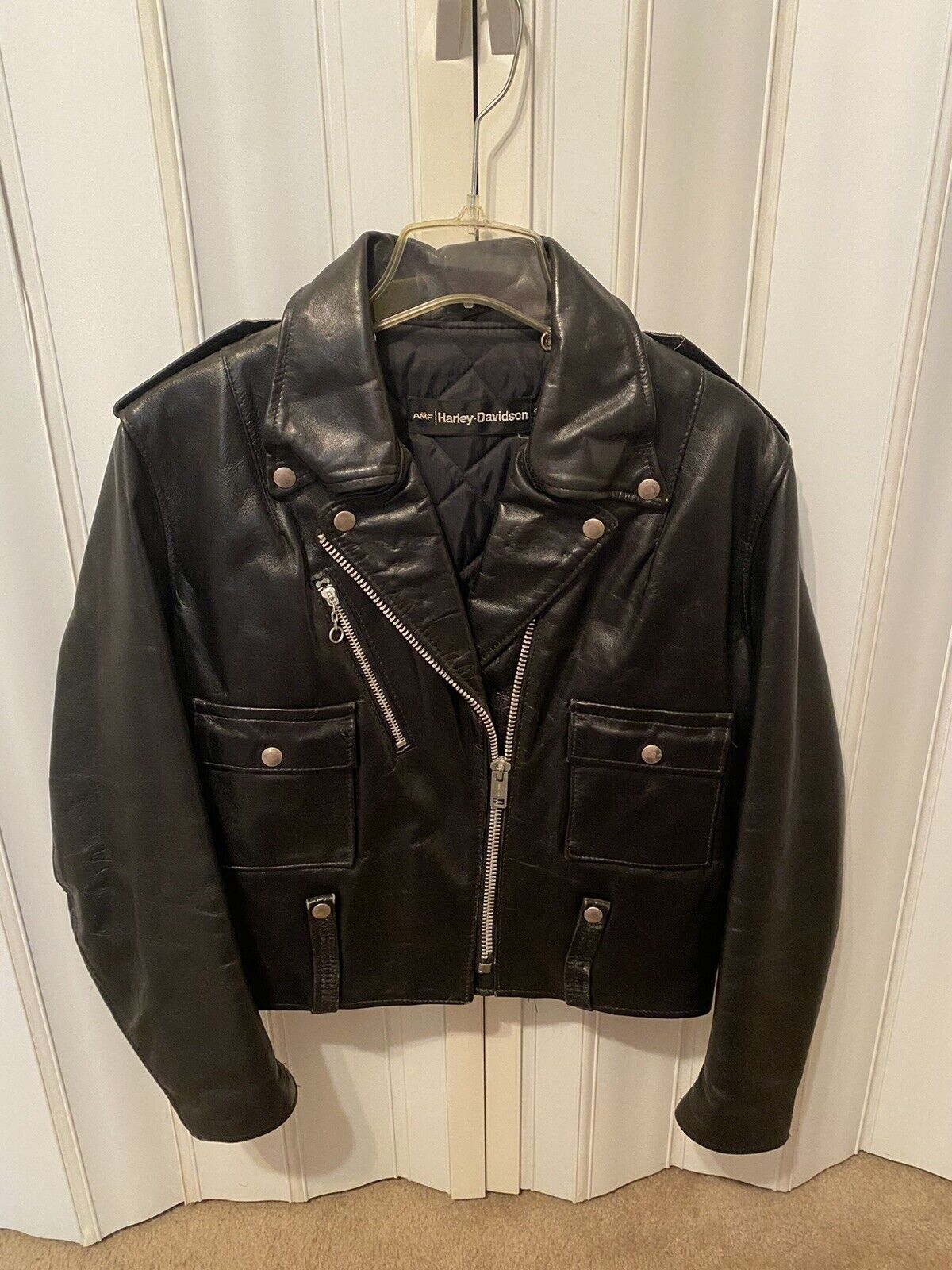 Ladies Vintage Harley Davidson Jacket Size 40 Bust