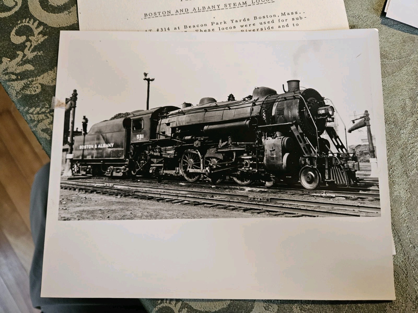4 Vintage Boston & Albany 8x10 Photos Beacon Park Yards Boston 4 Vintage Boston & Albany 8x10 Photos Beacon Park Yards Boston