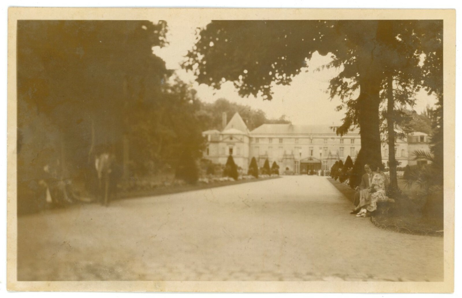 Rueil-Malmaison France Chateau de Malmaison RPPC Real Photo Postcard c1920s