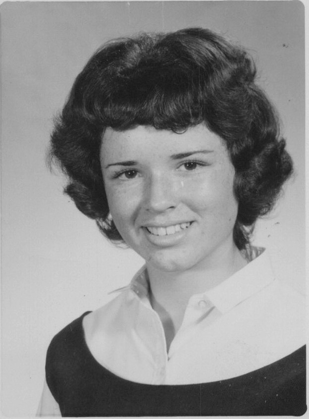 1960s Pretty Woman High School Portrait Smiling Student Studio School Days