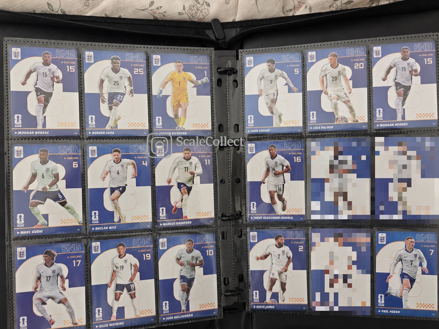Panini Kayou 2026   Football Soccer England Team Set Lot 15 Bellingham FOIL
