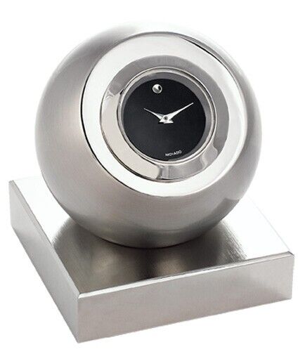 Movado Ball Desk Clock - Stainless Steel Movado Clock TSI-206-M