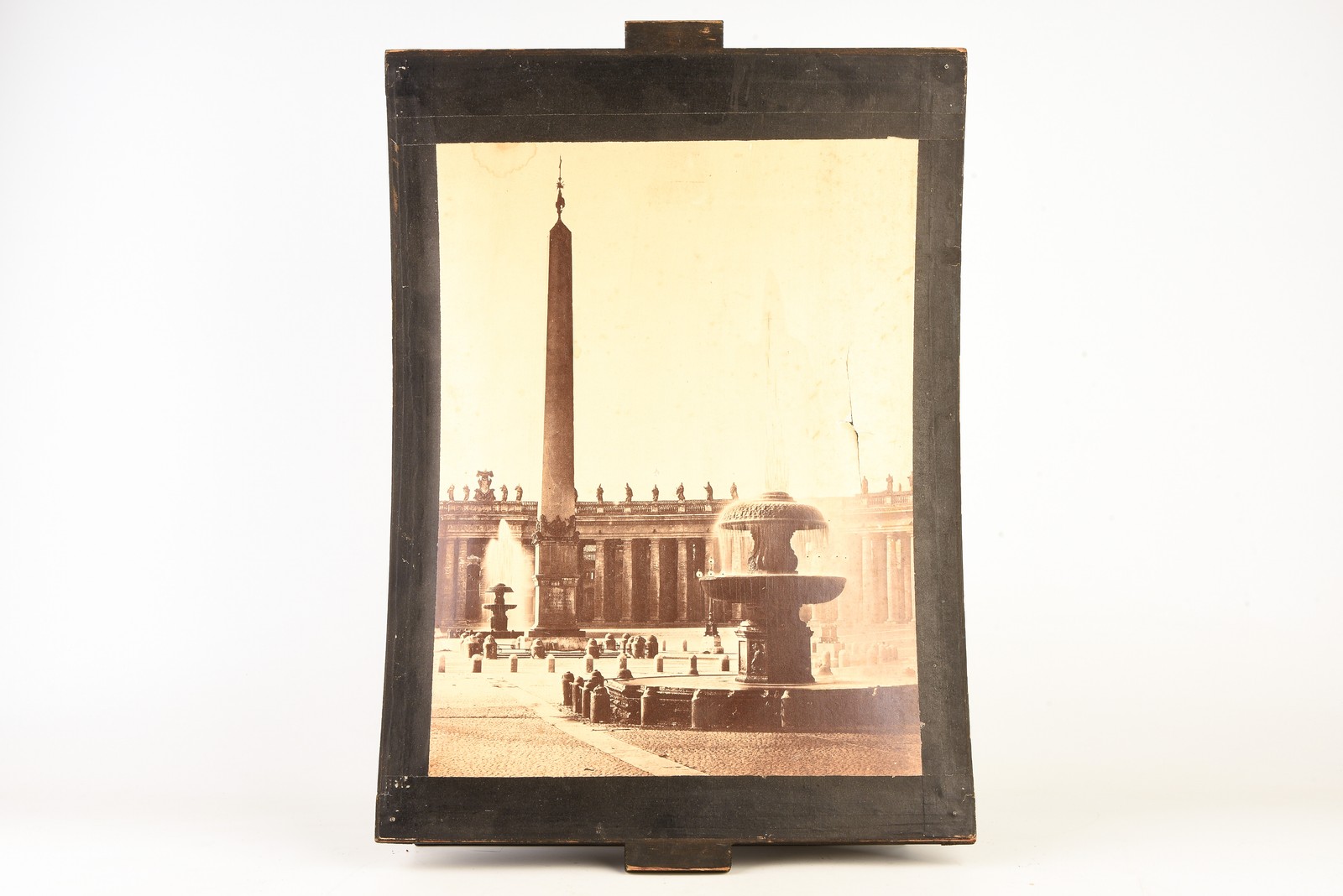 Late 1800s Megalethoscope Albumen Photo Slide 11¾x17½\