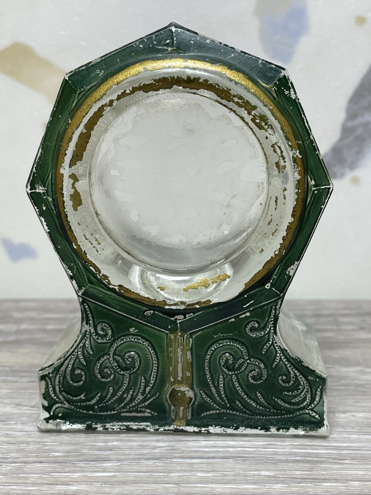 1920\'s L.E. Smith Glass Co Candy Container Octagon Clock