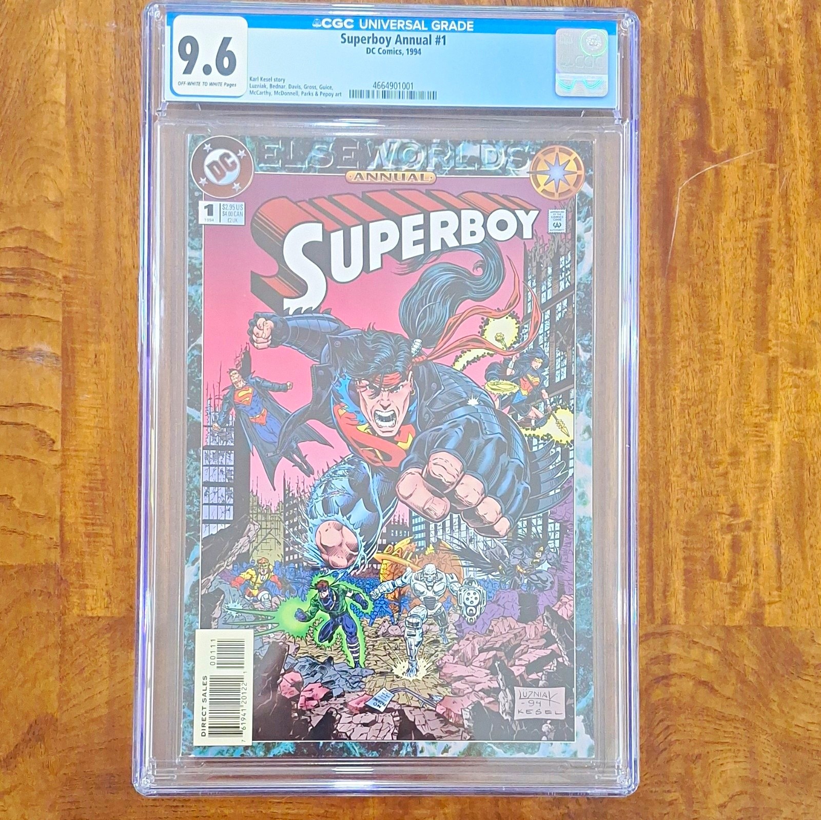 DC Comics Superboy Annual #1 (1994) CGC 9.6 Near Mint+ Kesel Immonen