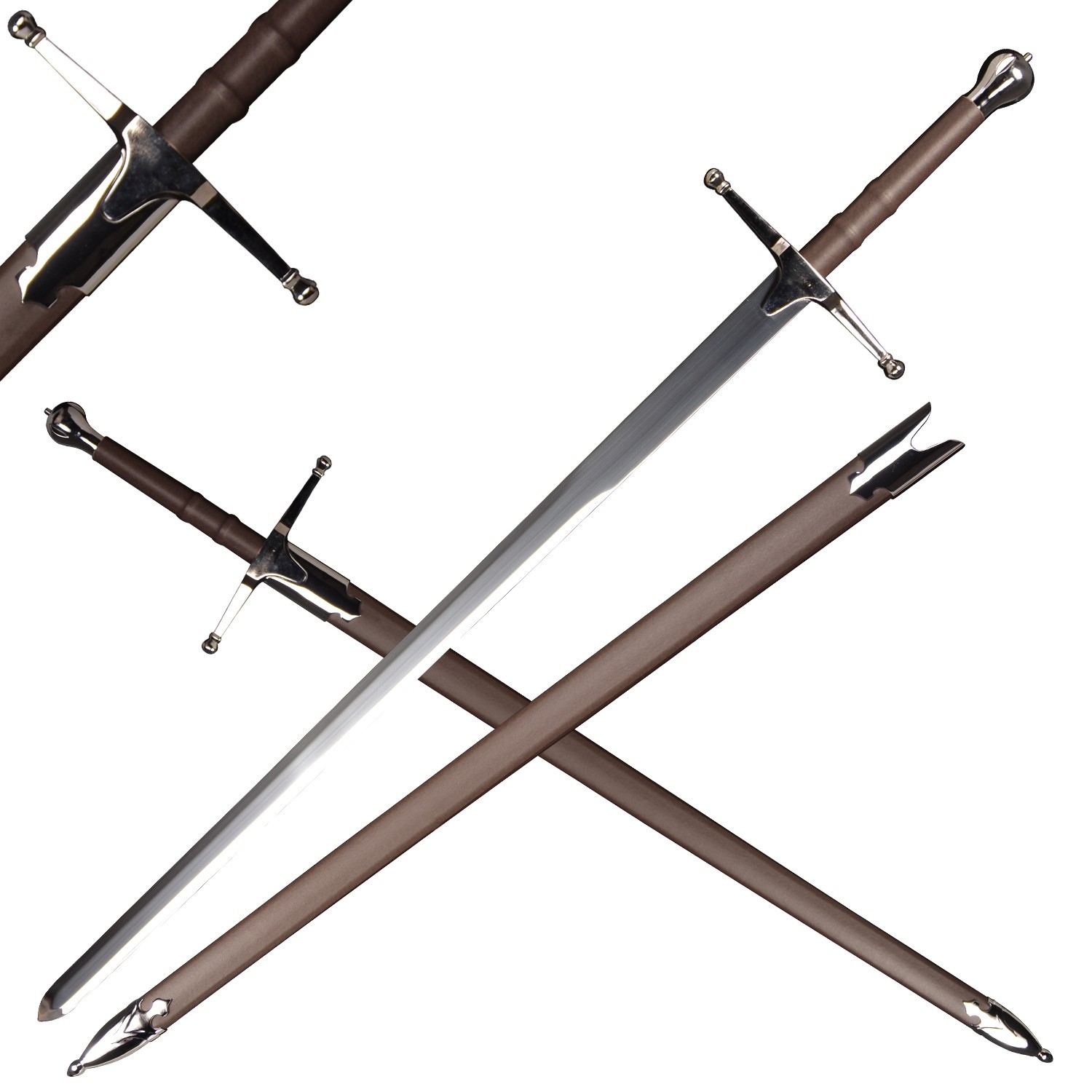 High-quality Western-style Sword/Straight Stainless Steel Blade/Knight Sword High-quality Western-style Sword/Straight Stainless Steel Blade/Knight Sword