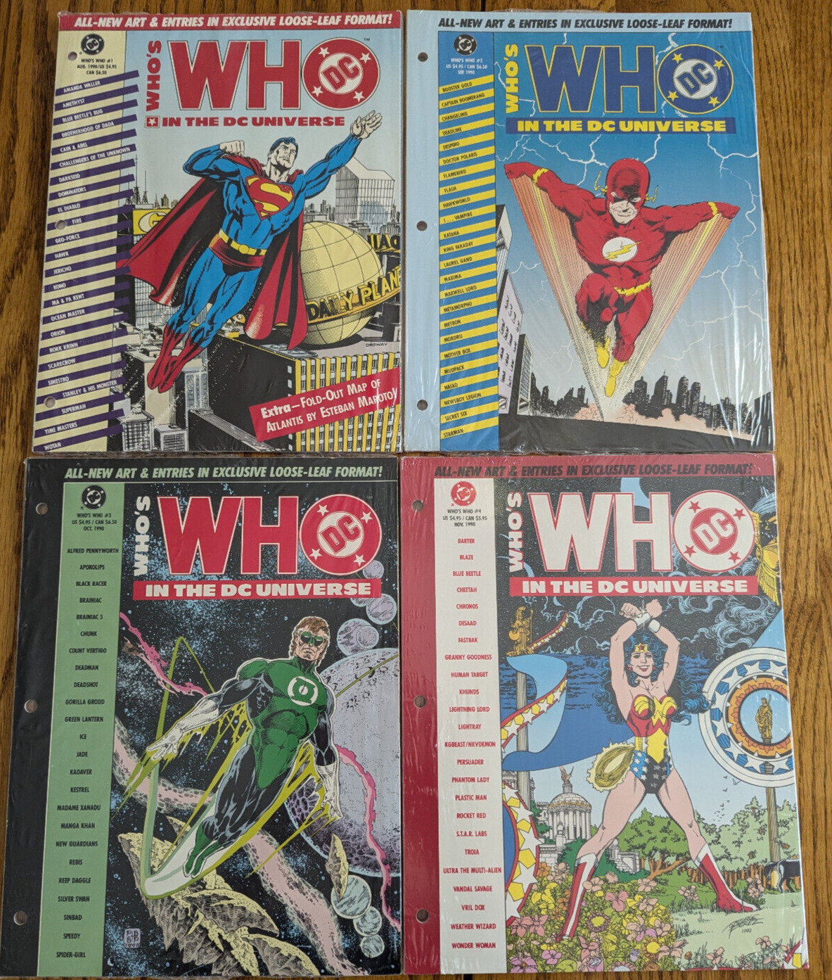 1990's Who's Who in the DC Universe Complete Set 1-16 New