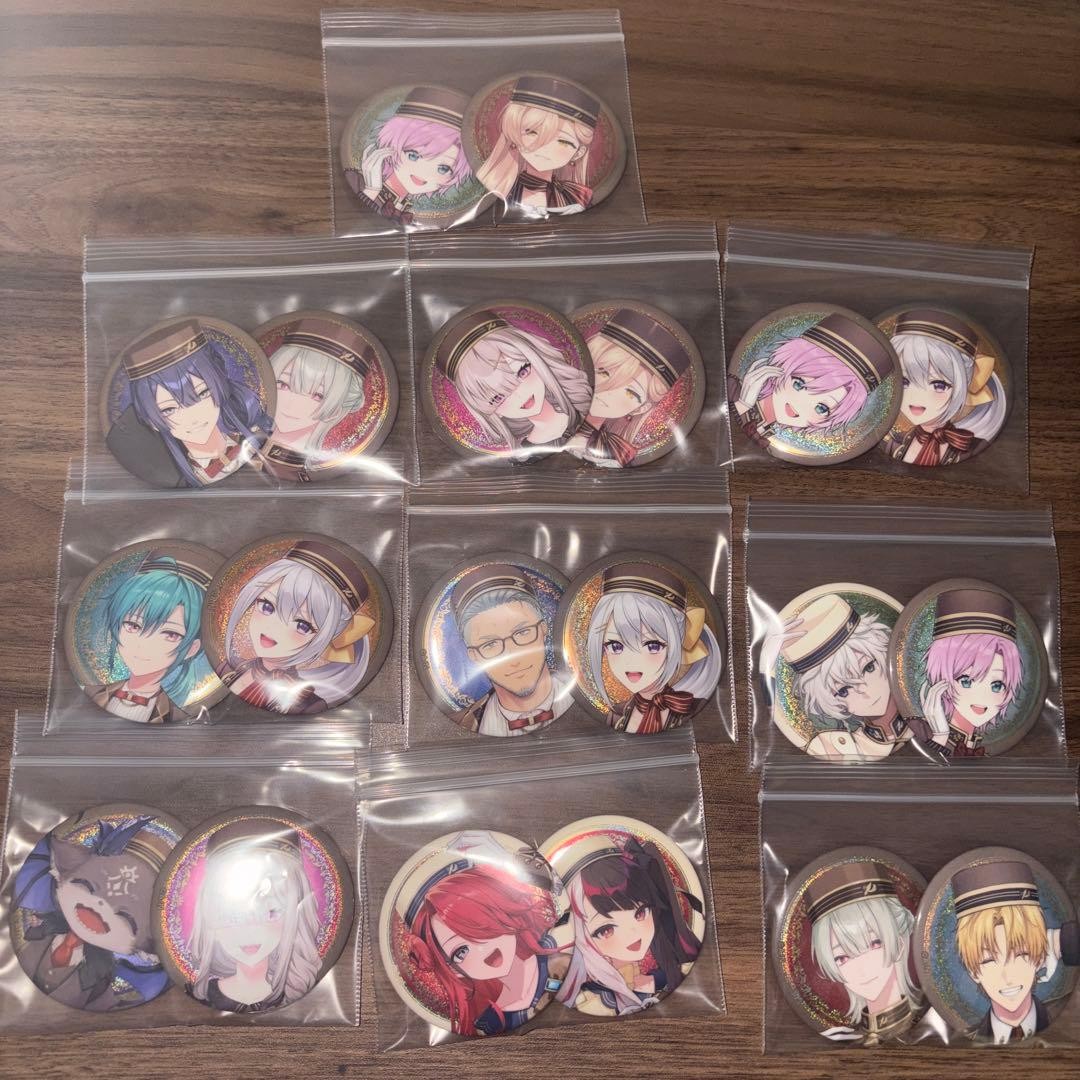 Nijisanji Biscuit Can Badge Bulk