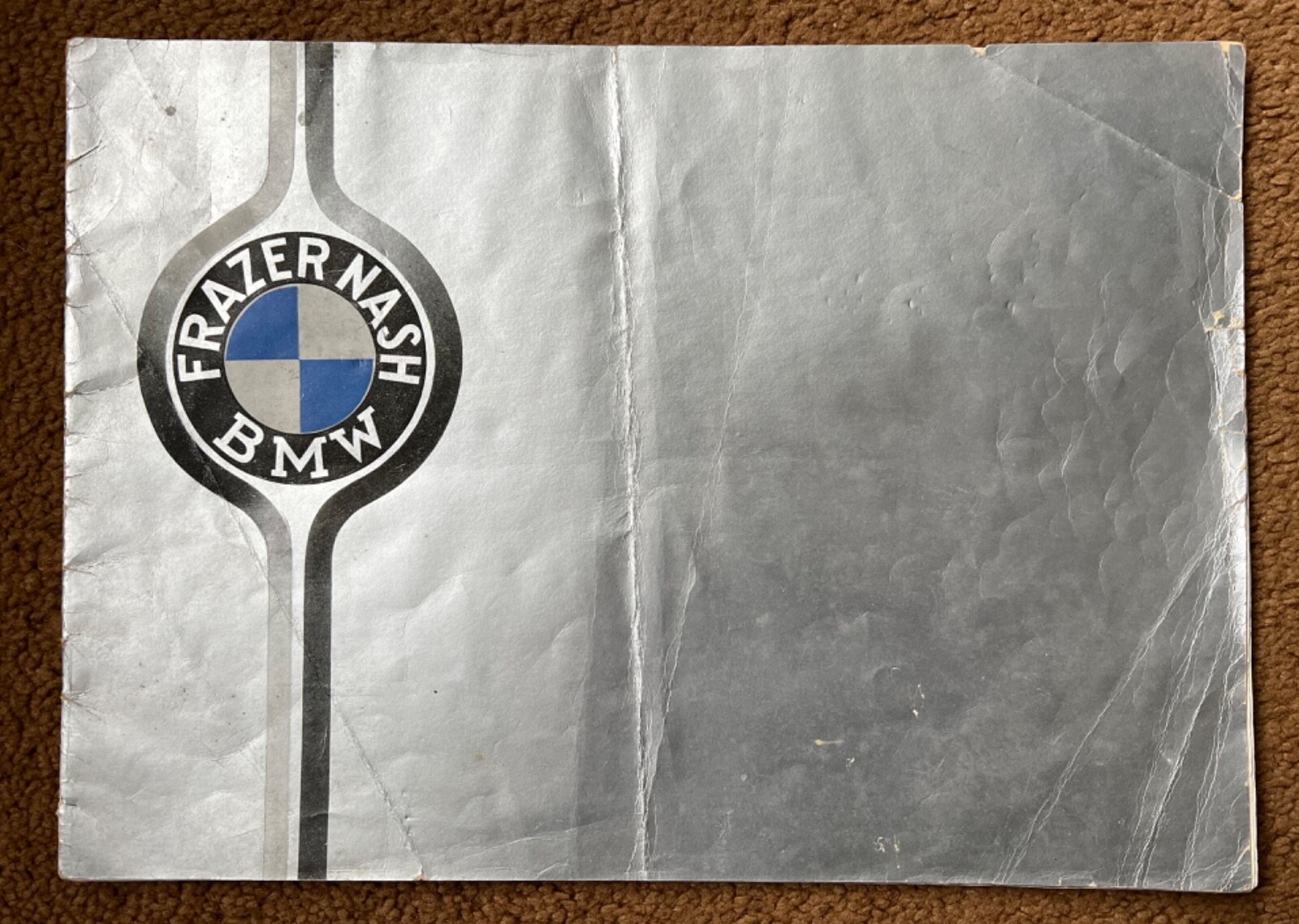 1937 Frazer Nash BMW 326 brochure parts manual GN VSCC TT AUSTIN BROOKLANDS FANE