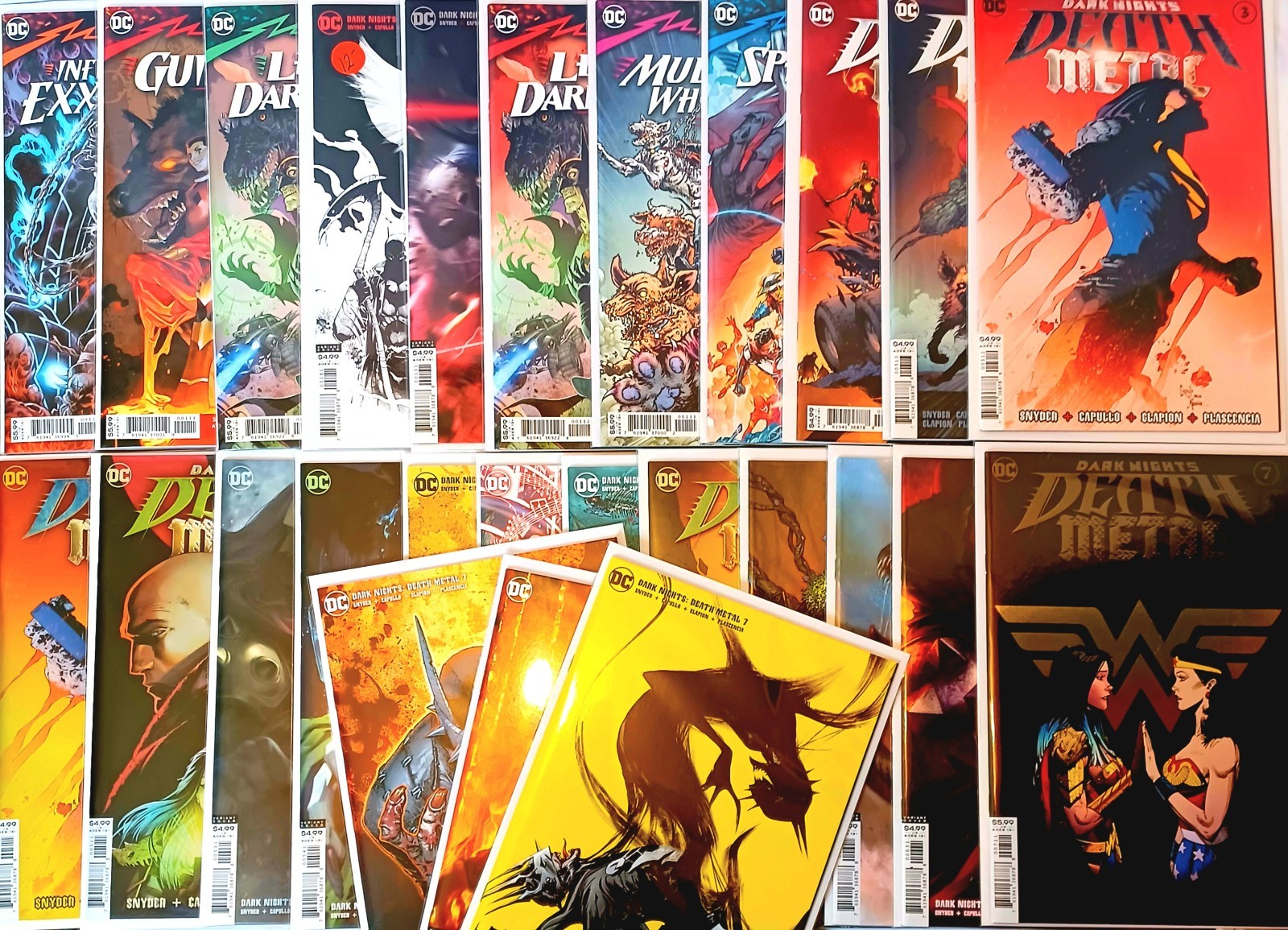 DC Dark Nights Death Metal Comic Lot of 26 Variants Tie-Ins Batman 2020–21 NM