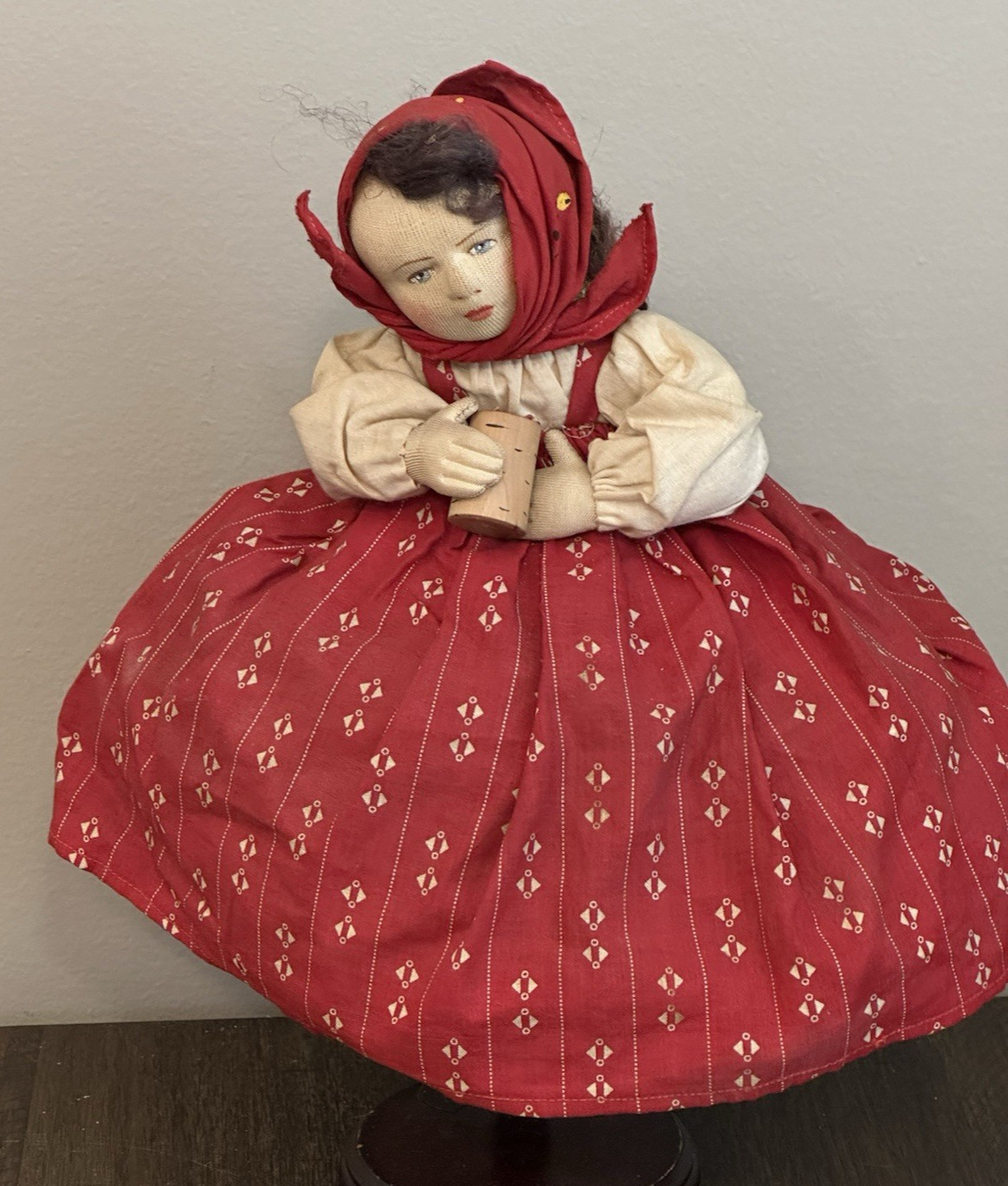 Small Vintage Russian Tea Cosy Doll