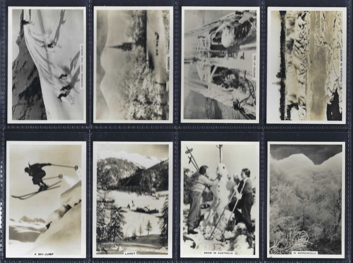 PATTREIOUEX (OTHER) - WINTER SCENES - FULL SET OF 48 CARDS