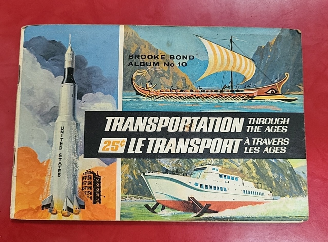 1967 Brooke Bond Red Rose Transportation Through the Ages Complete Set In Album