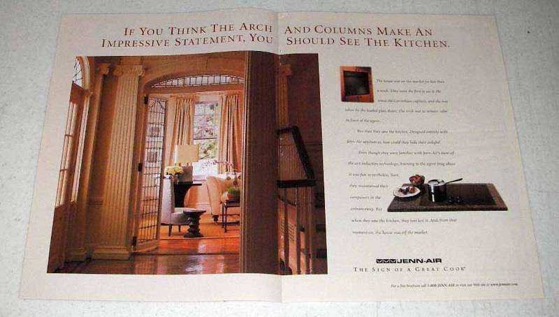 1998 Jenn-Air Appliances Ad - Impressive Statement 1998 Jenn-Air Appliances Ad - Impressive Statement