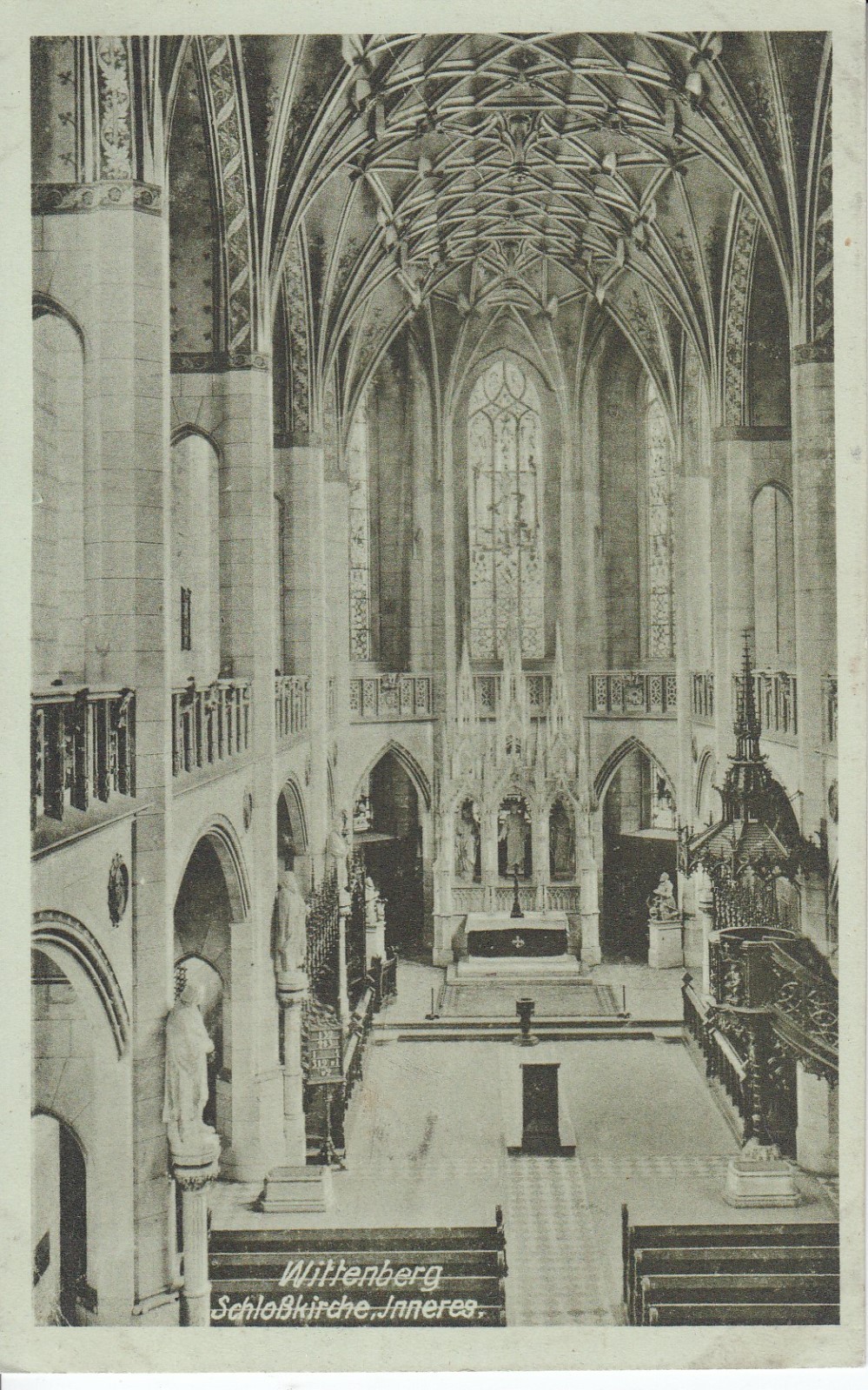 Postcard - Wittenberg / Castle Church. Interior (32) Postcard - Wittenberg / Castle Church. Interior (32)