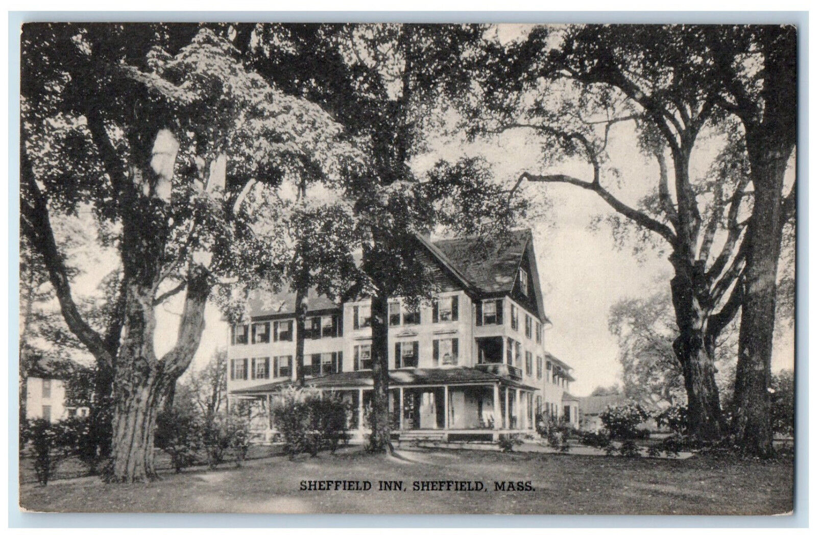 c1940's Sheffield Inn Sheffield Massachusetts MA Vintage Unposted Postcard