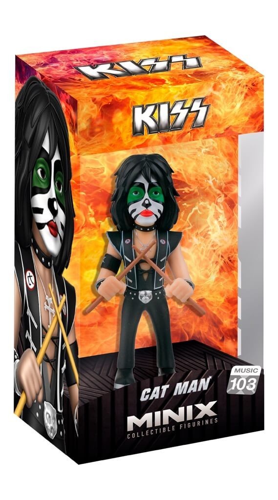 Minix Collectible Figurines KISS Cat Man #102 Music 5 inch Vinyl Figure