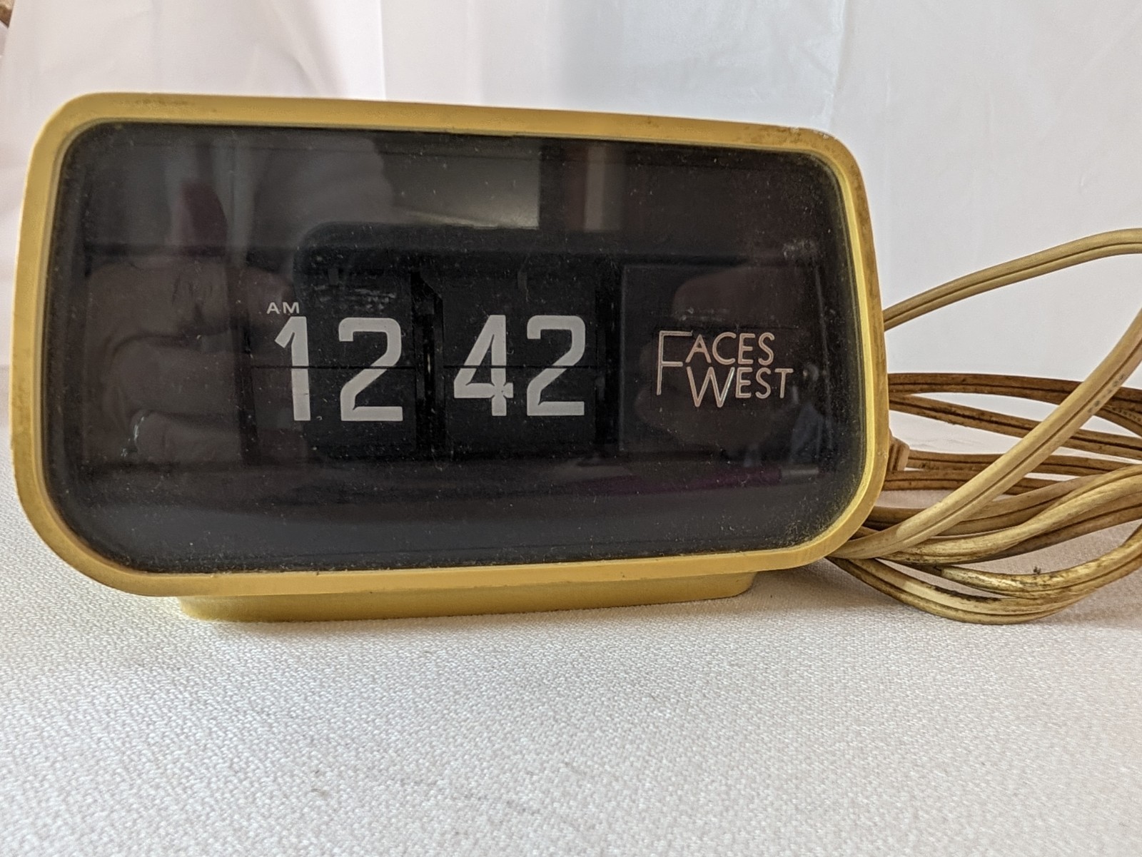 Vintage 1970s Faces West Model 3600 Flip Clock Ricoh Japan Space Age Retro