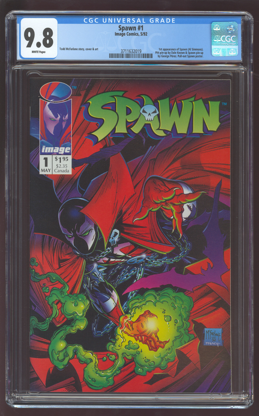 Spawn #1 : CGC 9.8