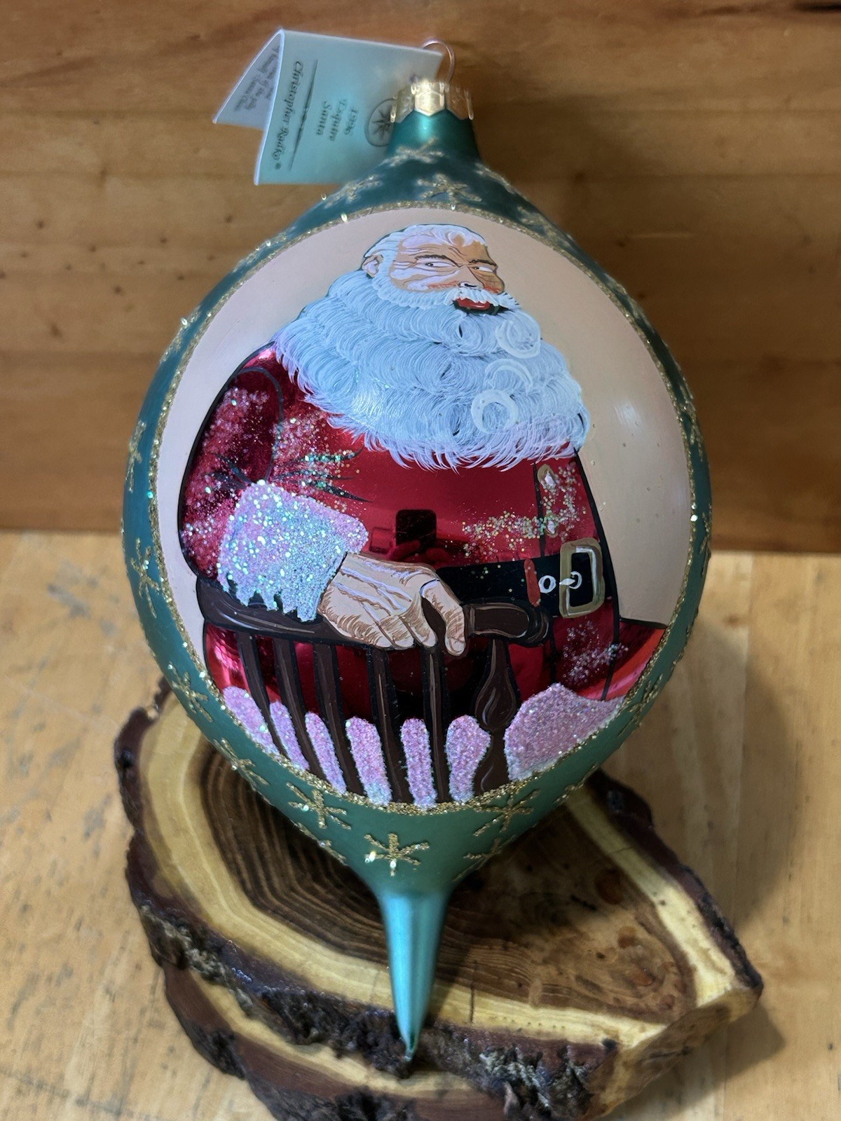 Vintage Christmas Ornament #200 Of 750 Christopher Radko Handblown XTRA LARGE 8” Vintage Christmas Ornament #200 Of 750 Christopher Radko Handblown XTRA LARGE 8”