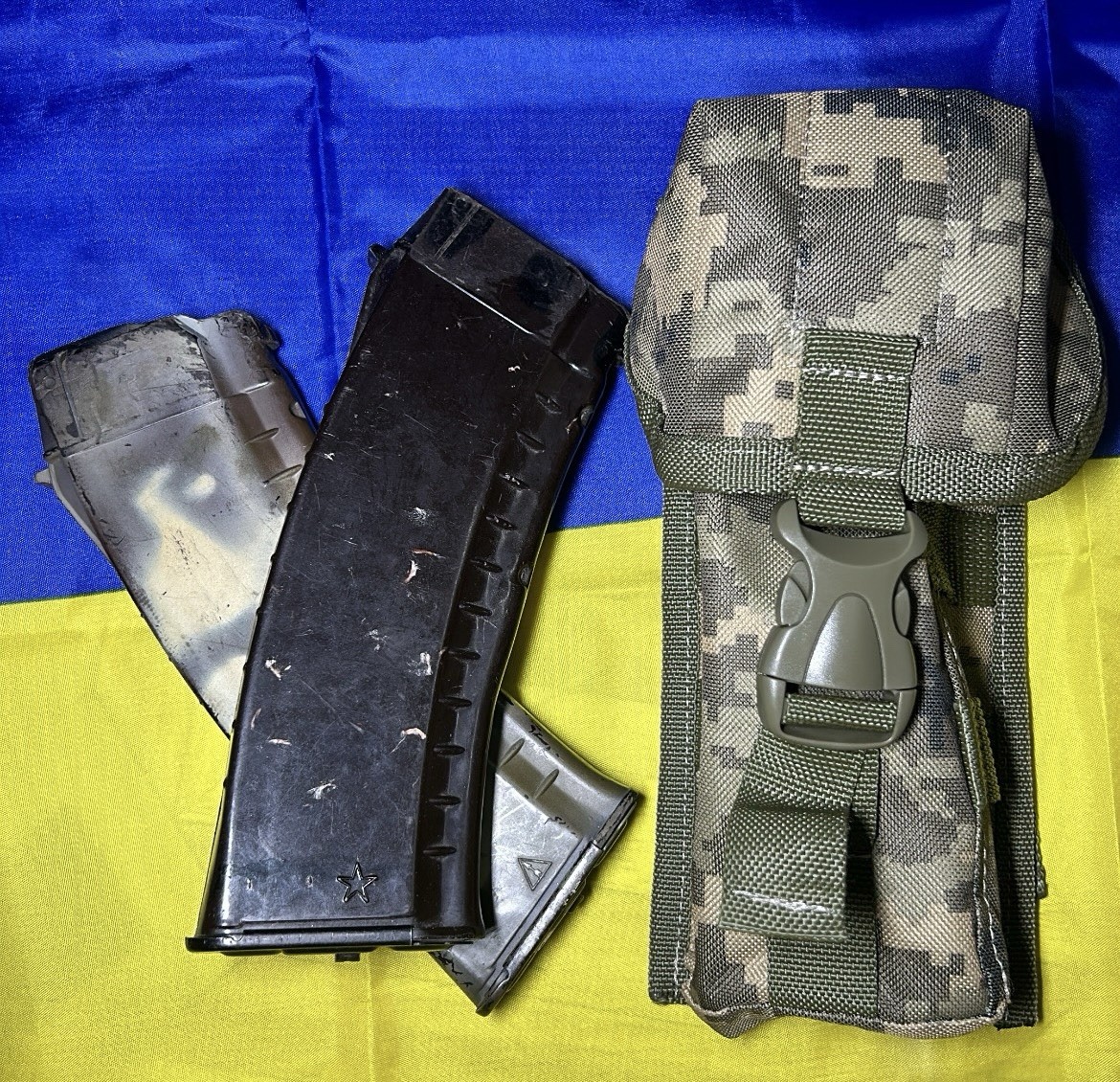 Tactical AK/AR pouches. Ukrainian camouflage. MM14. Ukrainian camouflage🇺🇦