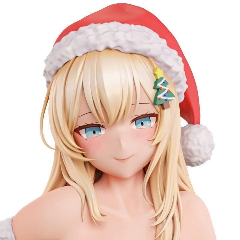 No Box Anime Nikukan Girl Christmas Watashi Carol 1/10 Scale Ver.PVC Figure 11cm