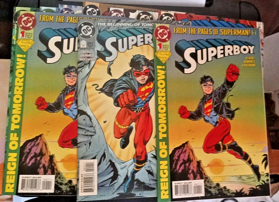 Superboy #1-5, 7, 11-12, #0 TWO #1s DC 1994 1st King Shark Cameo 10 Issue Lot VF