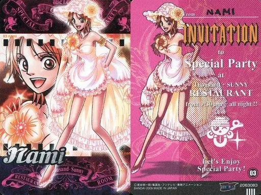 One Piece AniTrading Character Card Nami Special Py Collectible Trading Card