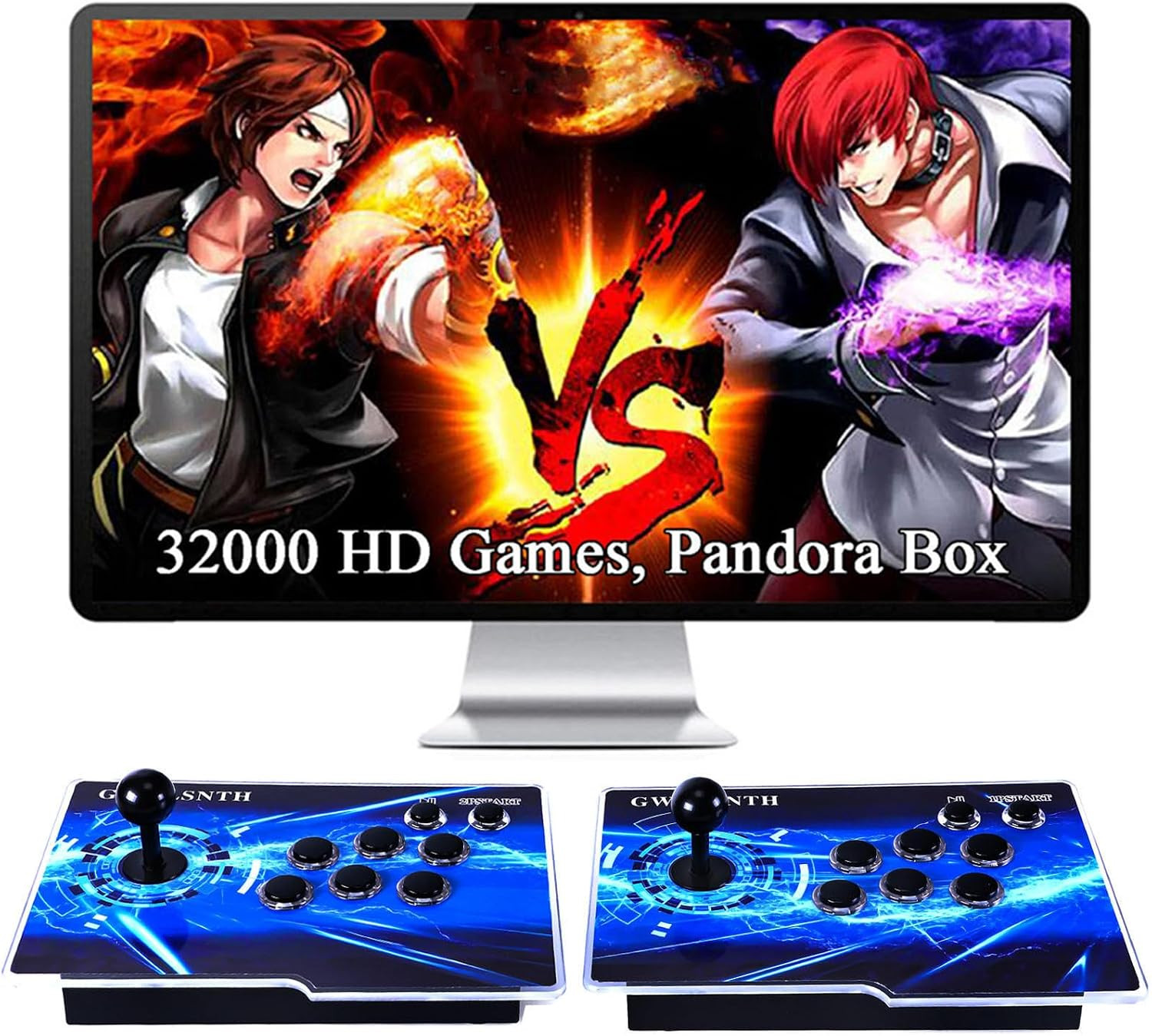 32000 in 1 Pandora Box 60S Arcade Game Console,1280X720 Display,Search/Save/Hide