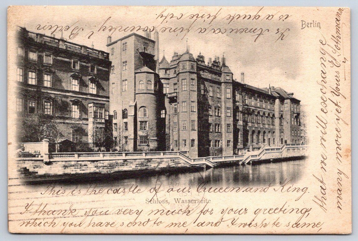 Antique Germany Postcard BERLIN Stadtschloss Royal Palace 1903