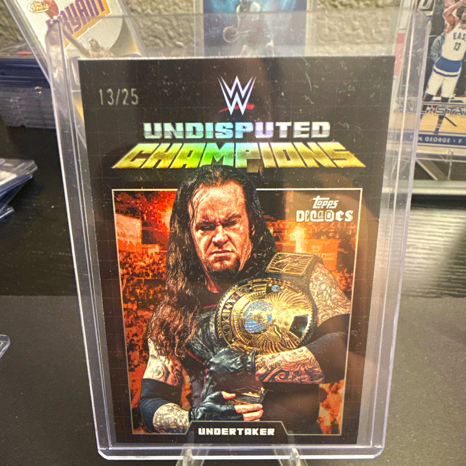 Topps 2025 Decades WWE Undisputed Champions Undertaker #90 Serial 13/25