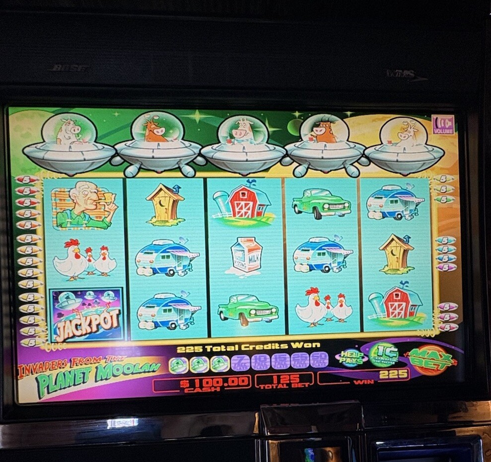 WMS BB1 SLOT MACHINE GAME CARD & OS SOFTWARE SET INVADERS FROM THE PLANET MOOLAH