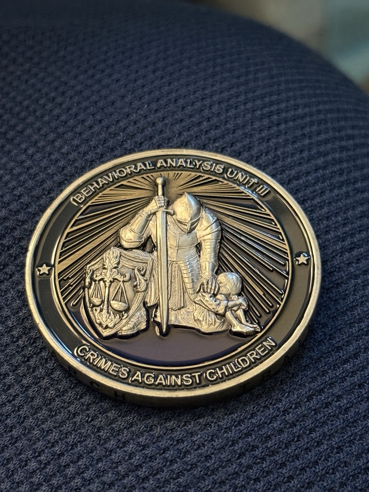 FBI Behavioral Analysis Unit Crimes Against Children Challenge Coin FBI Behavioral Analysis Unit Crimes Against Children Challenge Coin