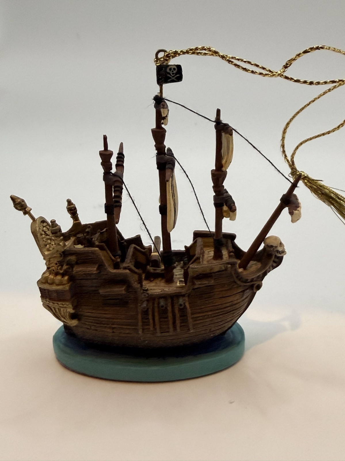 Disney Enchanted Places The Jolly Roger Ornament Peter Pan Collectible Pirate Sh