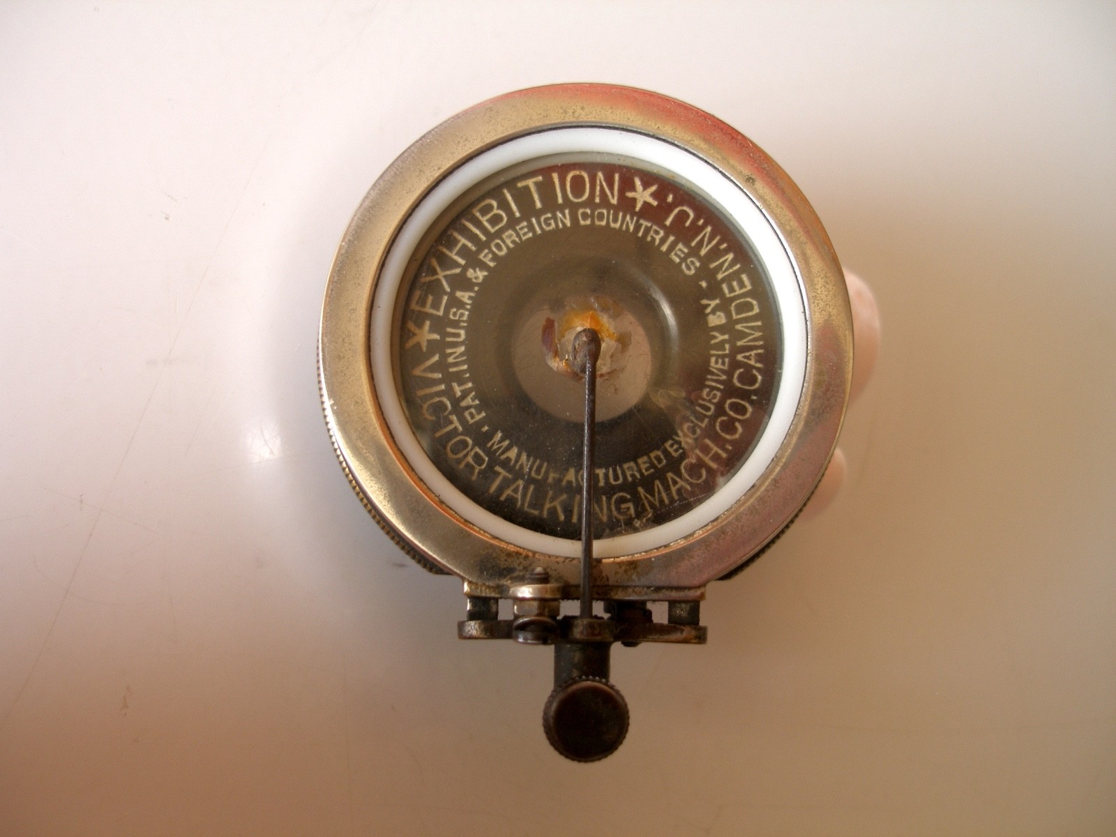 Victor Victrola Exhibition Reproducer Very Nice Appearance & and Plays Ok