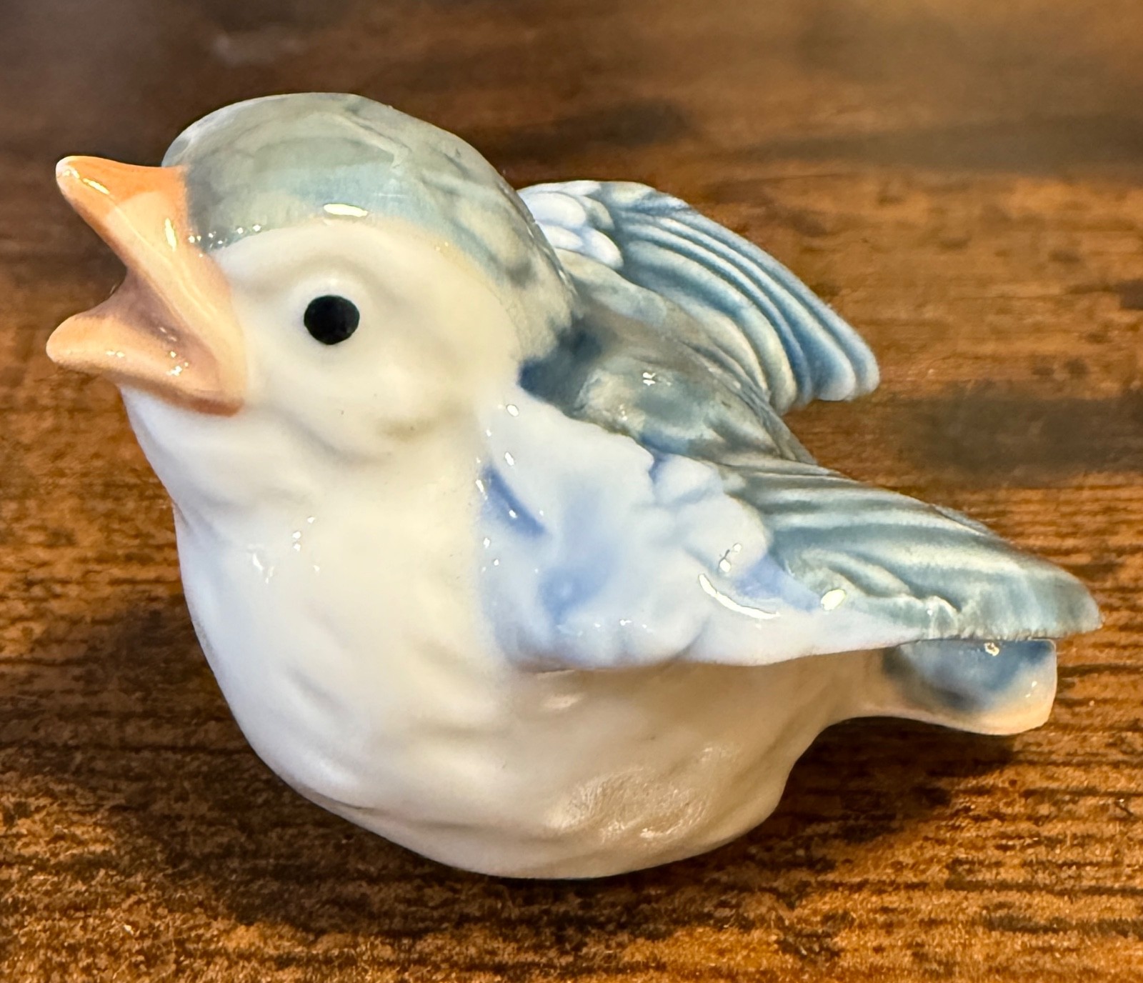 Vintage Otagiri Mercantile Company Blue Bird Sparrow Made in Japan w/ Label OMC