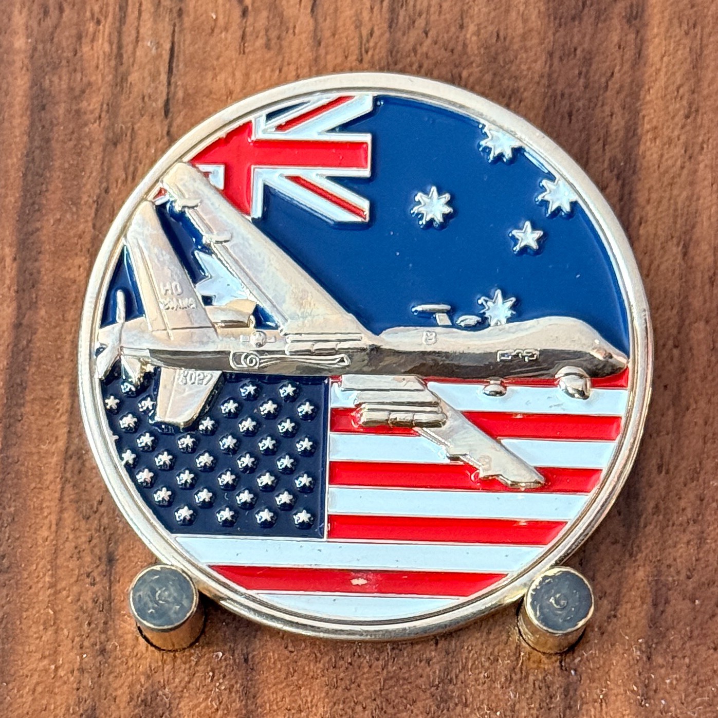 RAAF MQ‑9 Reaper Fear The Reaper‑Roo Military Challenge Coin  W#18
