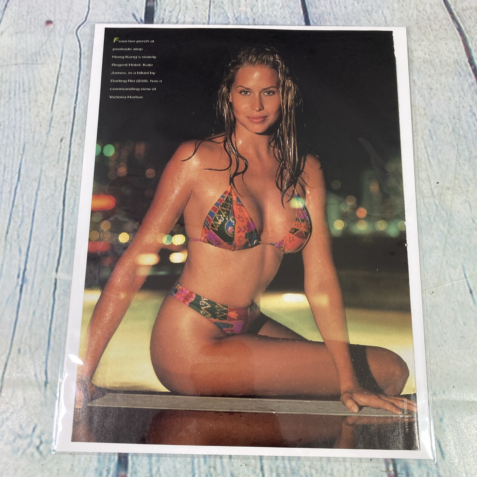 1994 Sexy Lady Legs Bikini Hot Body Vtg Print Ad/Poster Pinup Art Magazine Page 1994 Sexy Lady Legs Bikini Hot Body Vtg Print Ad/Poster Pinup Art Magazine Page
