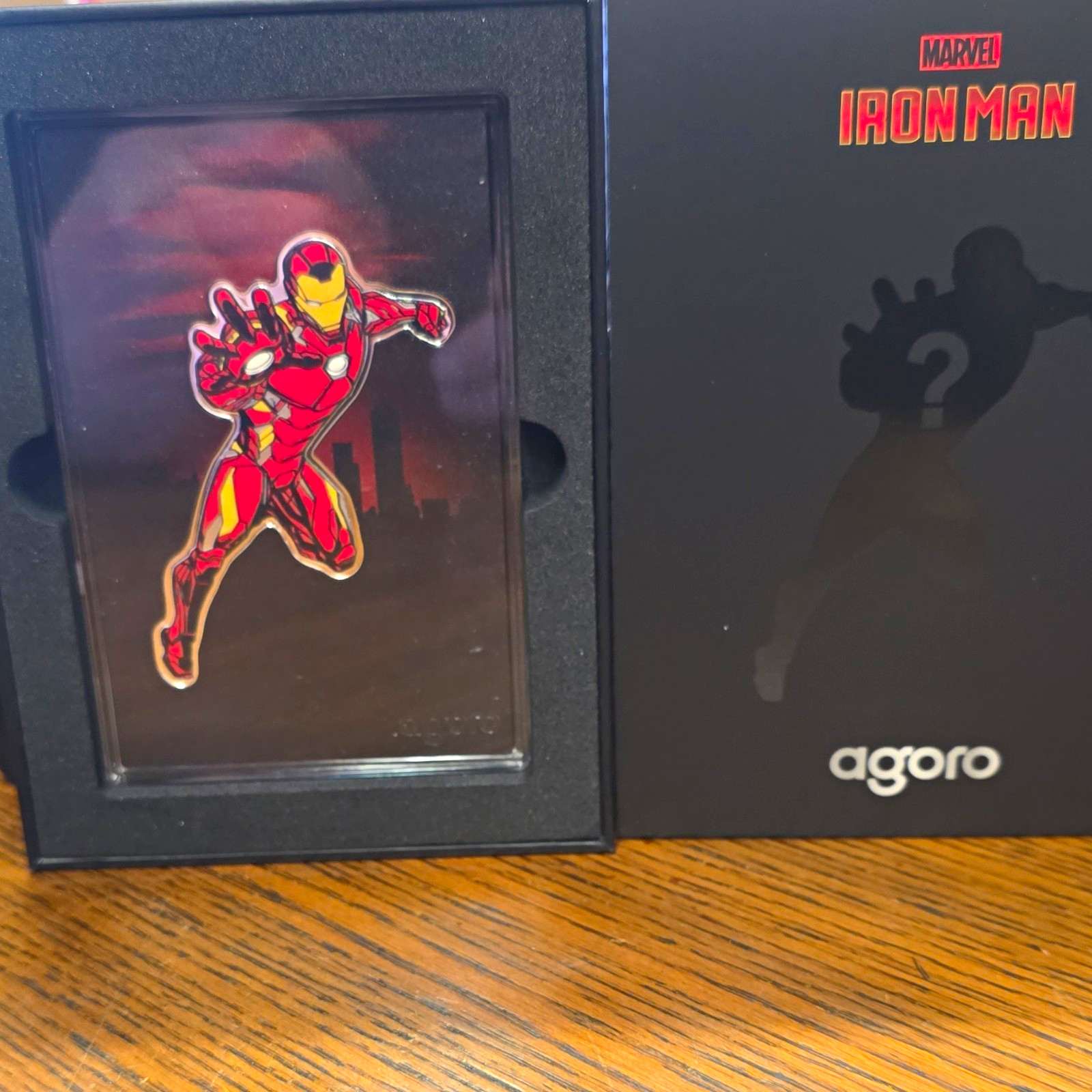 Agoro Marvel Iron Man 2026 1/2 oz .999 Silver Art Limited Edition Boxed Agoro Marvel Iron Man 2026 1/2 oz .999 Silver Art Limited Edition Boxed