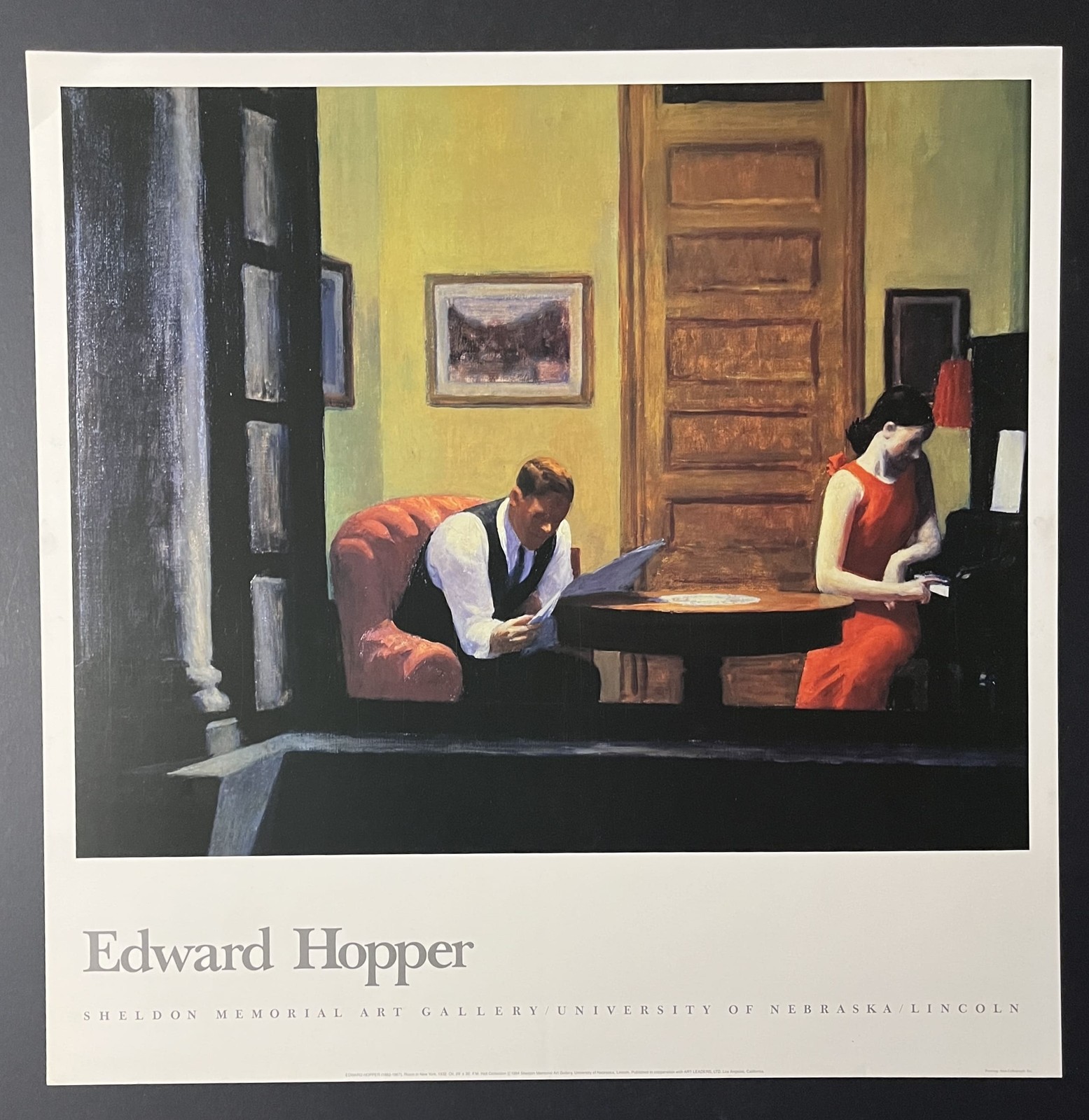 Edward Hopper, Sheldon Memorial Gallery, 1984 Edward Hopper, Sheldon Memorial Gallery, 1984
