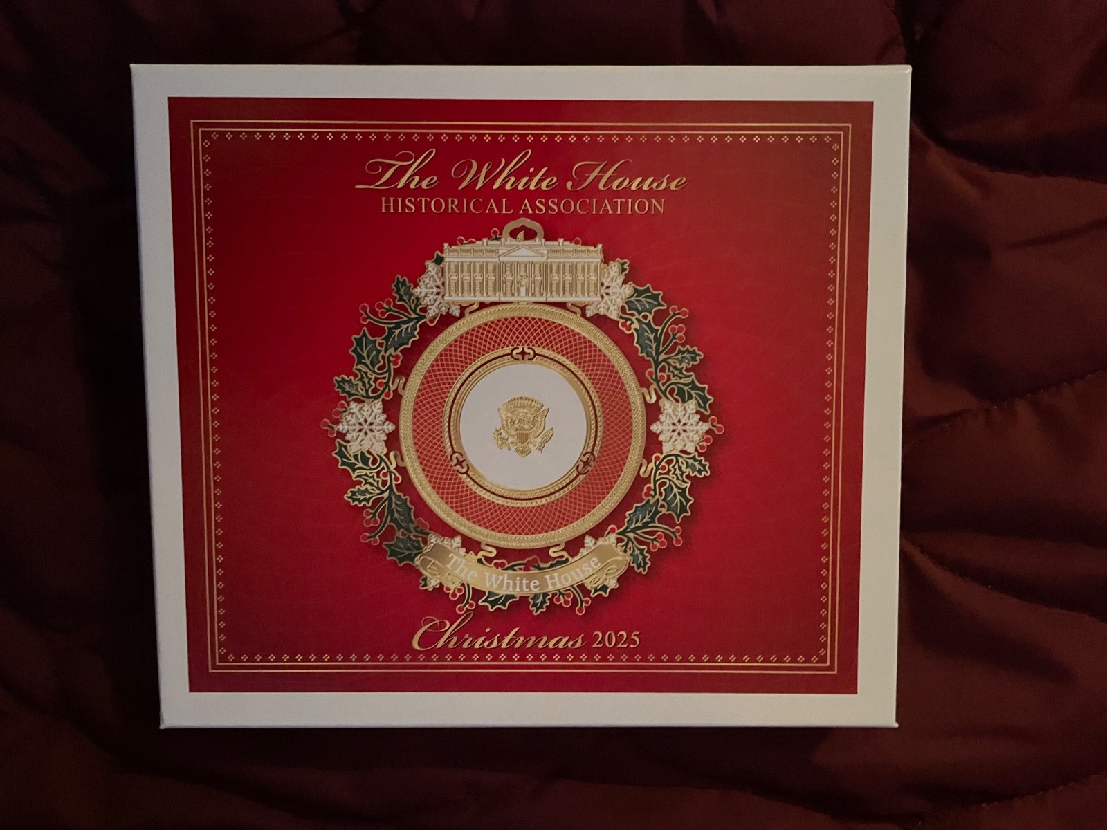 Official 2025 White House Christmas Ornament – Honors 150 Years of White