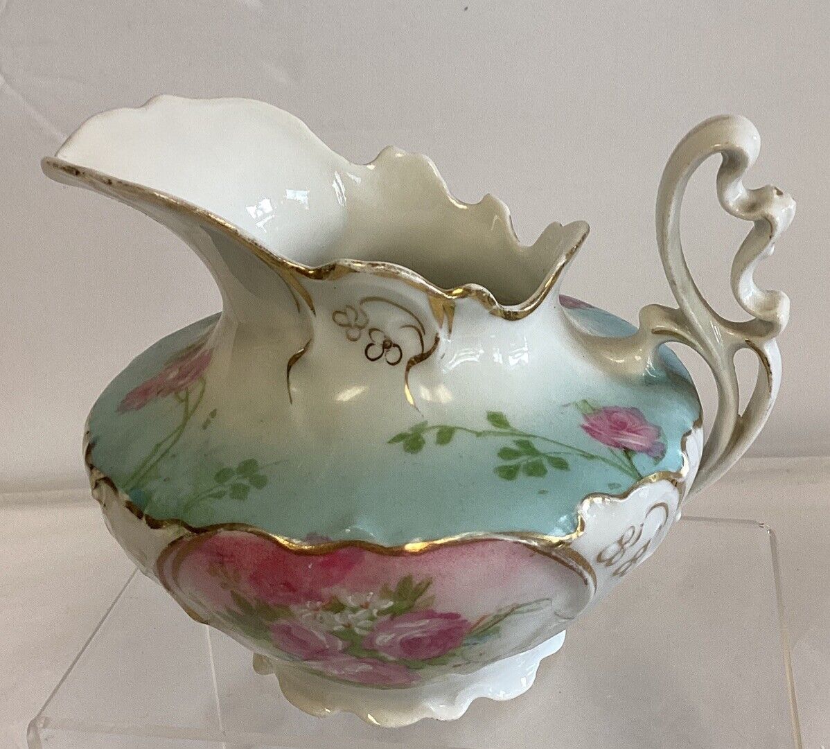 Vintage Austria Porcelain Floral Creamer