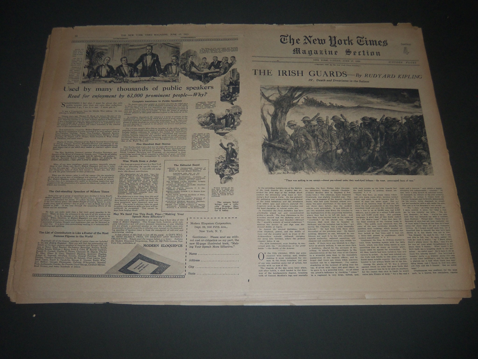 1923-1924 NEW YORK TIME MAGAZINE SECTIONS LOT OF 23 DIFFERENT ISSUES - NTL 67 1923-1924 NEW YORK TIME MAGAZINE SECTIONS LOT OF 23 DIFFERENT ISSUES - NTL 67