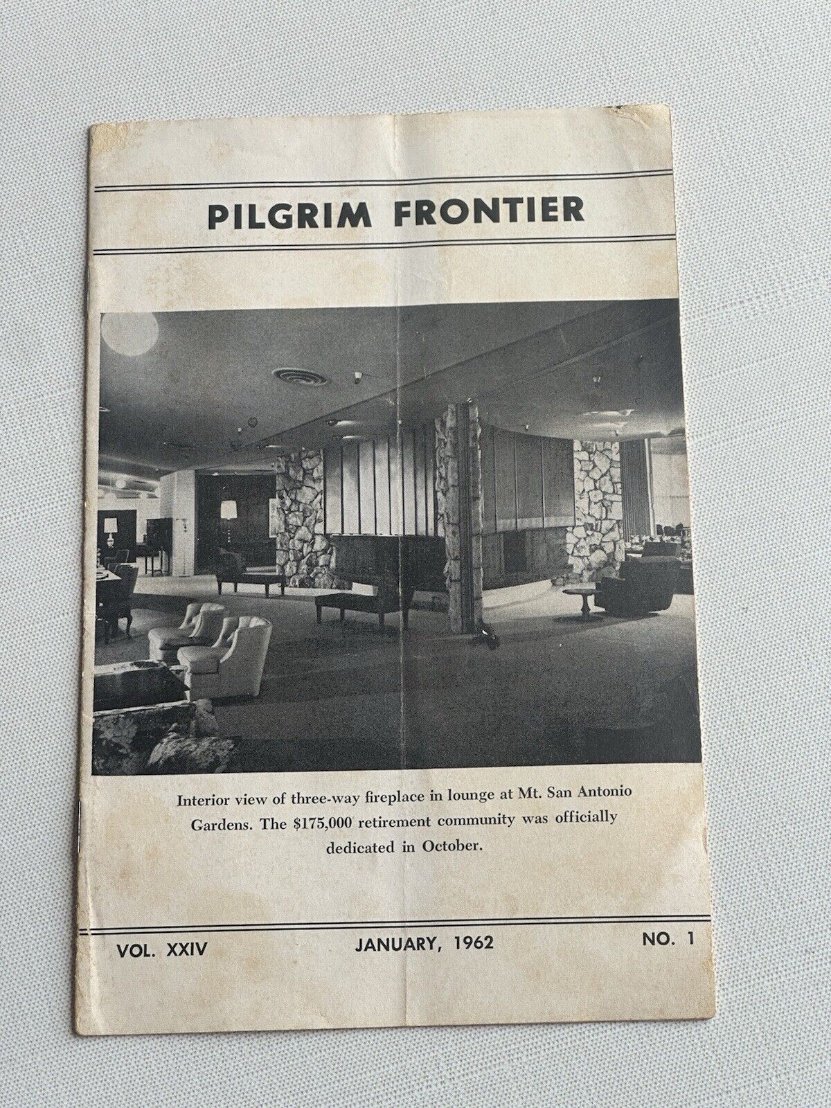 1962  PILGRIM FRONTIER CALIFORNIA BOOKLET VINTAGE 