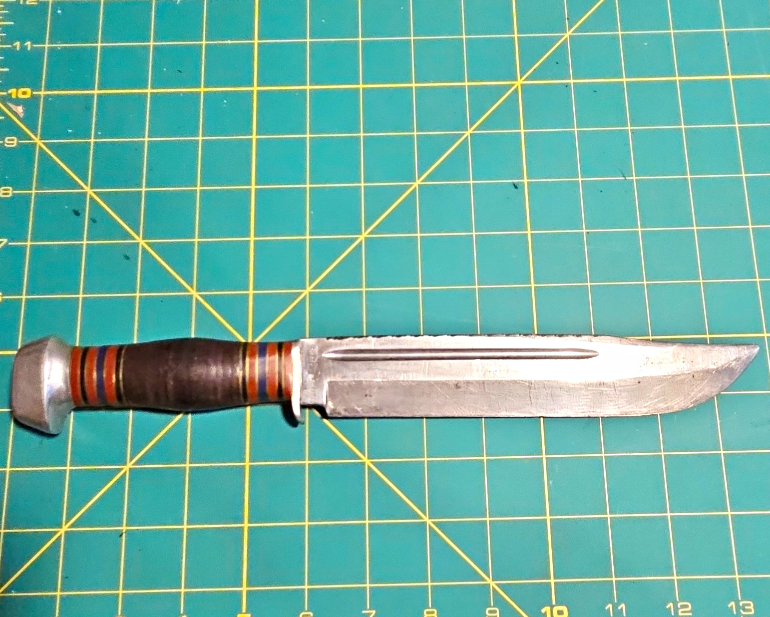Vintage Remington RH 38 Knife with Sheath Umc USMC WW2 8” RH38 