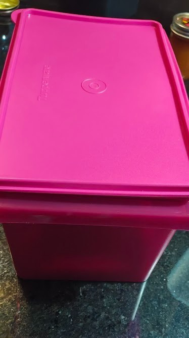 TUPPERWARE LARGE JUMBO Carry All Storage Container 1.5 gallons and  NEW