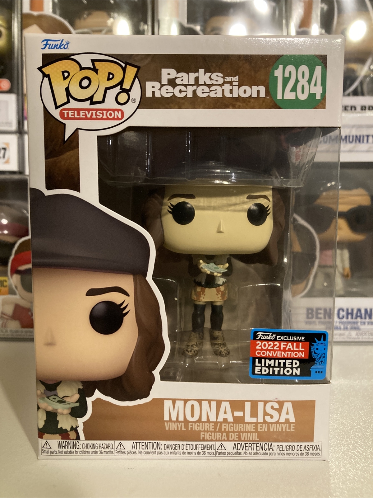 Funko Parks and Recreation Mona-Lisa NYCC 2022 Shared Sticker Exclusive
